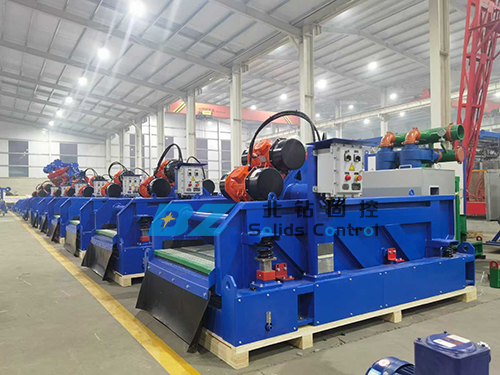 北鉆固控一批鉆井液振動(dòng)篩和除砂除泥一體機(jī)銷往海外